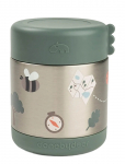 Done By Deer - Insulated Food Jar Tiny Trails Green 300 Ml - Beebitermosed - &Oslash;9X H 11CM