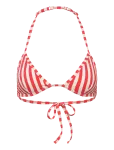 Monki - Halterneck Triangle Seersucker Bikini Top - Kolmnurksed bikiinitopid - XXL