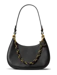 Lauren Ralph Lauren - Leather Medium Marcy Zip Shoulder Bag - Rihmaga kotid - ONE SIZE