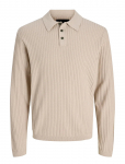Jack & Jones - Jprblakai Knit Polo Ls Styd Ss26 - Pikkade varrukatega kootud polos&auml;rgid - XXL