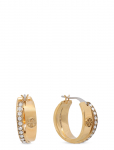 Tory Burch - Icon Pav&eacute; Double Hoop Earring - R&otilde;ngad - ONE SIZE