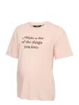 Vero Moda Maternity - Vmmjoan Mia Ss Top Jrs - L&uuml;hikeste varrukatega - S