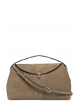 TOTEME - T-Lock Suede Top Handle Bag - Rihmaga kotid - ONE SIZE