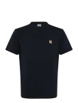 Maison Kitsune - Fox Head Patch Classic Tee-Shirt - L&uuml;hikeste varrukatega - XL