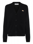 Maison Kitsune - Baby Fox Patch Boxy Cardigan - Kardiganid - XS