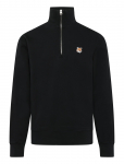 Maison Kitsune - Fox Head Patch Comfort Half Zip Sweatshirt - Half Zip Pullover - XL
