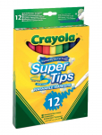 Crayola - Crayola Supertips Washable Markers 12 Pcs - Pliiatsid - ONE SIZE