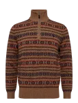 Polo Ralph Lauren - Fair Isle Wool Mockneck Sweater - Poolpika lukuga džemprid - M