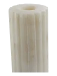 Lene Bjerre - Eliana Candlestick 4.5X4.5X12.5 Cm. White - K&uuml;&uuml;nlajalad - 4.5X 12.5X 4.5CM