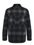 Belstaff - Outpost Shirt Brushed Cotton Flannel Black - Vabaaja s&auml;rgid - XXL