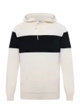 Davida Cashmere - Man Hoodie Sweater One Stripe - Kapuutsiga pusad - XL