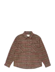 Edwin - Julius Shirt Ls - Burgundy/Blue - Vabaaja s&auml;rgid - XL