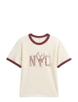 GAP - Kids Relaxed New York Graphic Ringer T-Shirt - L&uuml;hikeste varrukatega - 104/110