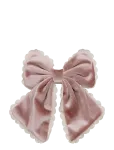 Mimi & Lula - Bow Clip - Scalloped Edge Velvet - Juukseklambrid - ONE SIZE