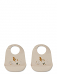 Liewood - Tilda Silicone Bib 2-Pack - Varrukateta pudip&otilde;lled - ONE SIZE
