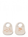 Liewood - Tilda Printed Bib 2-Pack - Varrukateta pudip&otilde;lled - ONE SIZE