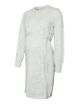 Mamalicious - Mlnewanne L/S Abk Knit Dress A. Noos - P&otilde;lveni ja midi - M
