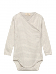 Copenhagen Colors - Baby Striped Wrap Body Long Sleeve - H&otilde;lmikbodid - 74