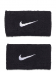 NIKE Equipment - Nike Swoosh Doublewide Wristbands 2 Pk - Sweat Wristbands - ONE SIZE