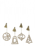 Broste Copenhagen - Fili Ornaments - J&otilde;ulukuulid ja kuuseehted - ONE SIZE