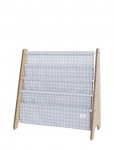 3 Sprouts - 3 Sprouts Bookcase, Gingham Blue - Hoiukorvid - 61CM X 62CM X 25CM