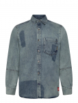 Scotch & Soda - Customised Denim Over Shirt Art From The Heart - Teksas&auml;rgid - M
