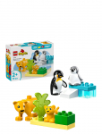 LEGO - Vilde Dyrefamilier: Pingviner Og L&oslash;ver 10442 - Lego&nbsp;duplo - ONE SIZE