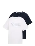 Tom Tailor - Doublepack T-Shirt, Packaging - L&uuml;hikeste varrukatega - S