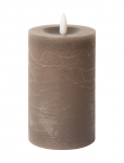 C'est Bon - Rustic Finish Led Pillar Candle - LED-k&uuml;&uuml;nlad - H12.5CM