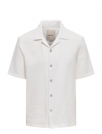 ONLY & SONS - Onsbertil Waffle Ss Resort Shirt - L&uuml;hikeste varrukatega s&auml;rgid - XXL
