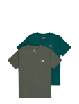 Alpha Industries - Basic T-Shirt Sl 2 Pack - L&uuml;hikeste varrukatega - S