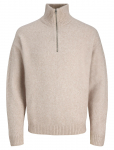 Jack & Jones - Jjesoho Ollie Knit Half Zip Sn - Poolpika lukuga džemprid - XXL
