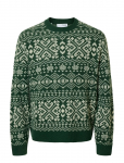 Selected - Slhholger Ls Knit Jaquard Crew Neck - &Uuml;mara kaelusega - XXL