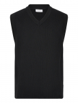 Lindbergh - Rib Knitted V-Neck Slipover - Kootud vestid - XXL