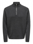 ONLY & SONS - Onsting Life Reg Half Zip Knit Noos - Poolpika lukuga džemprid - XXL