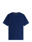 Tommy Hilfiger - Aop Flag Jacquard Tee - L&uuml;hikeste varrukatega - XXL