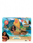 Disney Princess - Disney Vaiana Floating Ocean Voyager Canoe Playset With 5 Play Areas, 9 Accessories & Animal Figure - M&auml;ngukomplektid - ONE SIZE