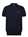 Lyle & Scott - Cotton Short Sleeve Knitted Polo - L&uuml;hikeste varrukatega kootud polos&auml;rgid - L