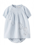 Lil'Atelier - Nbffaustine Ss Loose Body Dress Lil - L&uuml;hikeste varrukatega beebikleidid - 86