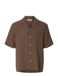 Selected - Slhrlxcal Ss Shirt Resort - Vabaaja s&auml;rgid - XXL