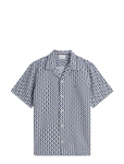 Tommy Hilfiger - Linen Blend Aop Ss Rf Shirt - L&uuml;hikeste varrukatega s&auml;rgid - XXL