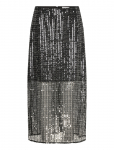 Malina - Solina See-Through Sequin Midi Skirt - Litritega seelikud - L