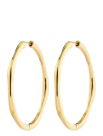 Pilgrim - Haze Hoop Earrings Gold-Plated - R&otilde;ngad - ONE SIZE