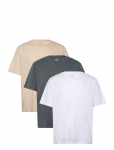 Jack & Jones - Jjhugo Loose Tee Ss Cn 3Pk Mp Noos - L&uuml;hikeste varrukatega - L