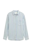 Tom Tailor - Structured Striped Shirt - Triibulised s&auml;rgid - S