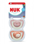 NUK - First Choice Night Bunny/Sheep, Size 0-6 Months - Lutid - 0-6MONTHS