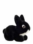 Teddy Hermann - Lying Rabbit Black 17 Cm - Pehmed loomad - ONE SIZE