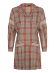 Maje - Checked Shirt Dress - S&auml;rkkleidid - 36