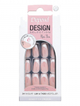 Depend Cosmetic - Design Selection French White Chrome Short Coffin Nord - Fake Nails - 24 ST