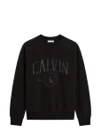 Calvin Klein Jeans - Ls Prem Terry Contrast Stitch Cn - Dressipluusid - XXL